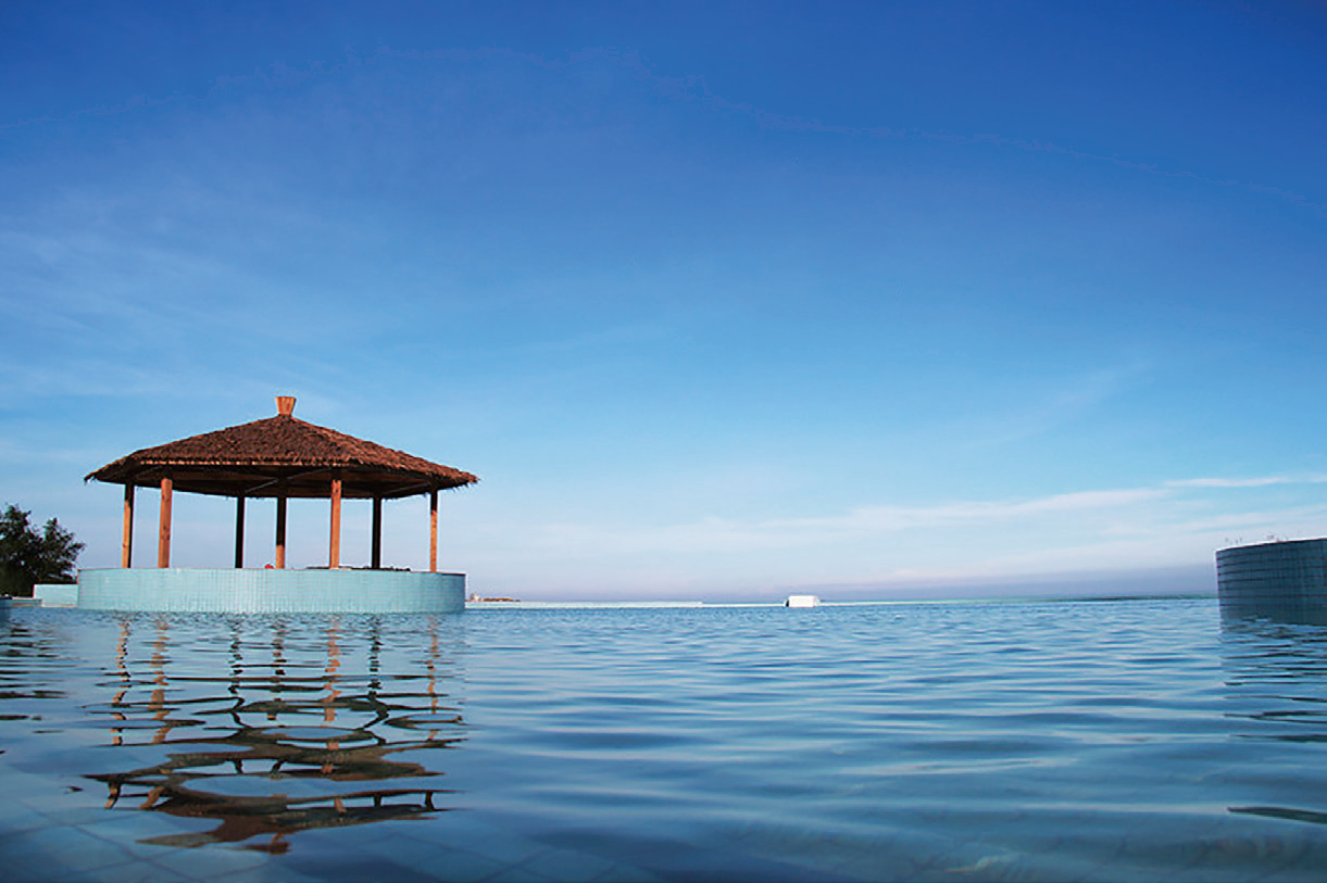 漳浦火山島度假村露天泳池項目現(xiàn)場