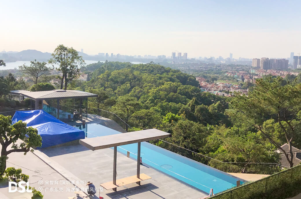 別墅泳池，室外泳館