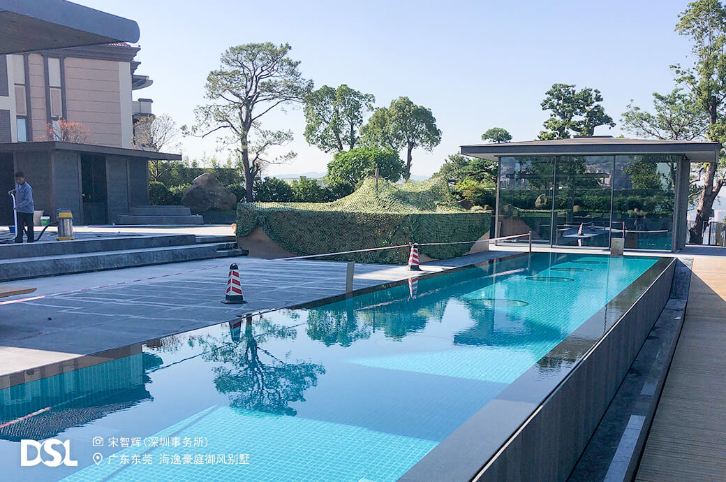 別墅泳池，室外泳館