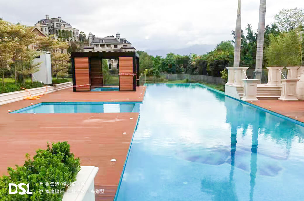 別墅泳池，室外泳池