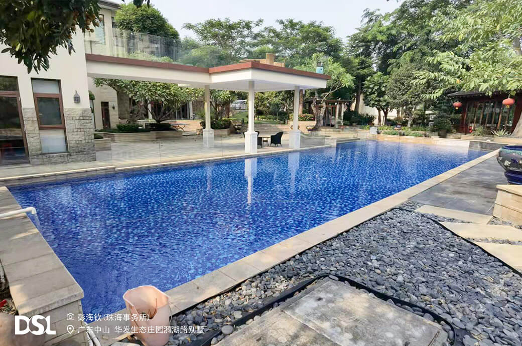 別墅泳池，室外泳池